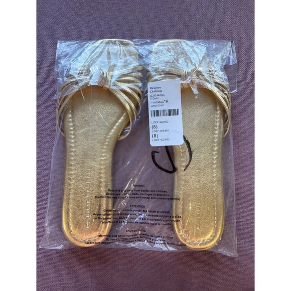 Loeffler Randall Gold Sandals - Picture 10 of 16